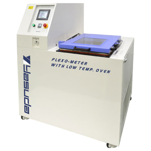 No.197 Flexo-Meter【YASUDA SEIKI】For the tester to evaluate the bending strength on thin leather.