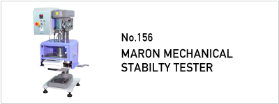 156 MARON MECHANICAL STABILITY TESTER