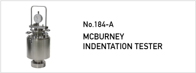 184-A MCBURNEY INDENTATION TESTER
