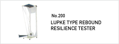 No.200 LUPKE TYPE REBOUND RESILIENCE TESTER