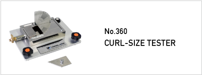 No.360 CURL-SIZE TESTER