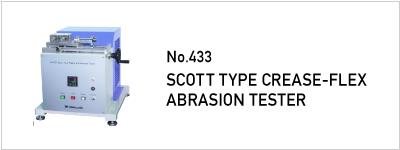No.433 SCOTT TYPE CREASE-FLEX ABRASION TESTER