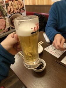 お疲れビール