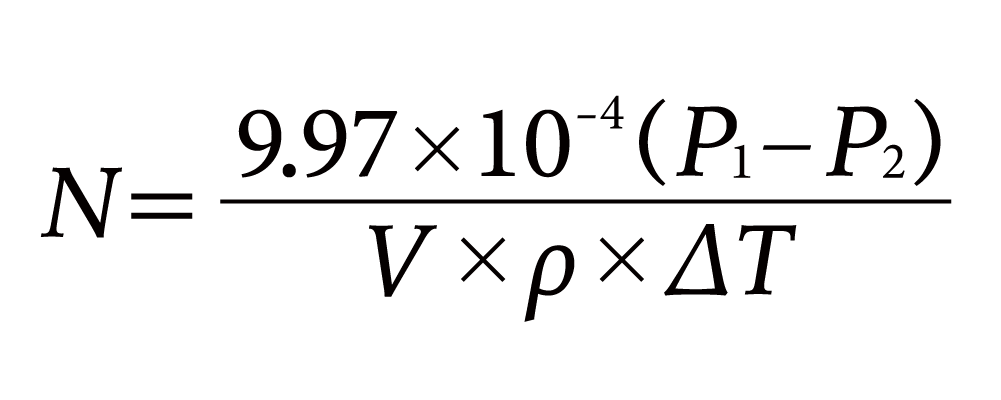 Air Change Rate Calculation Formula