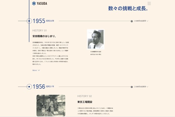 70周年記念Webサイト制作の舞台裏